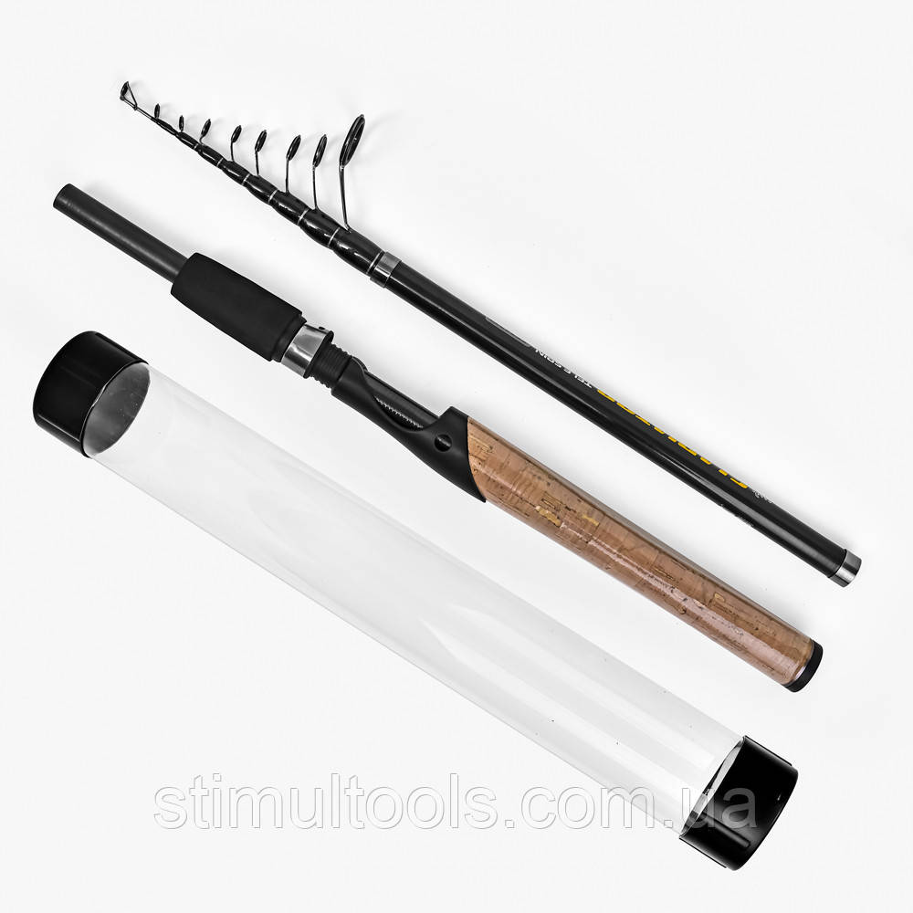 Спінінг телескоп штекерний карбон "Gallant" 2.1м 7-28г 8+1к, фото 1