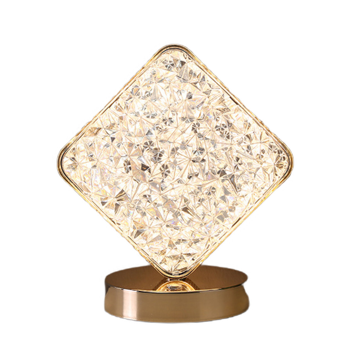 Світлодіодний нічник акумуляторний сенсорний 3D Ромб - фото 1 - id-p1934389192