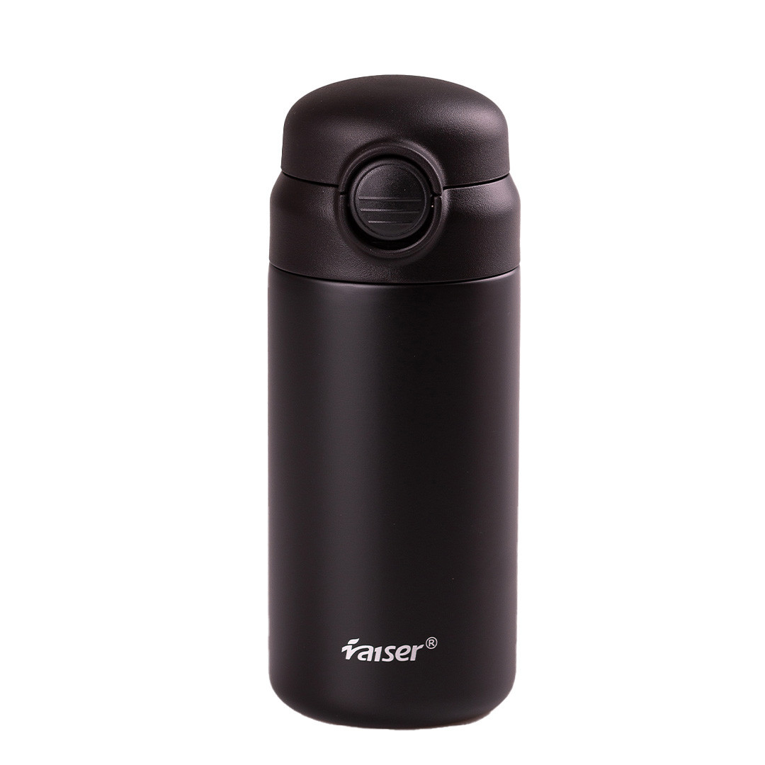 Термос з напувалкою 280 мл з металевою колбою з нержавіючої сталі YLS80158B, фото 1