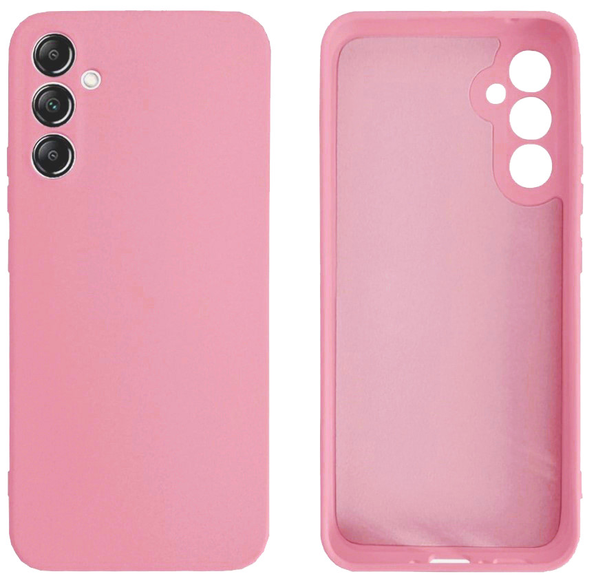 Чохол Silicone case Camera Protective для Samsung A24 (04) рожевий Pink