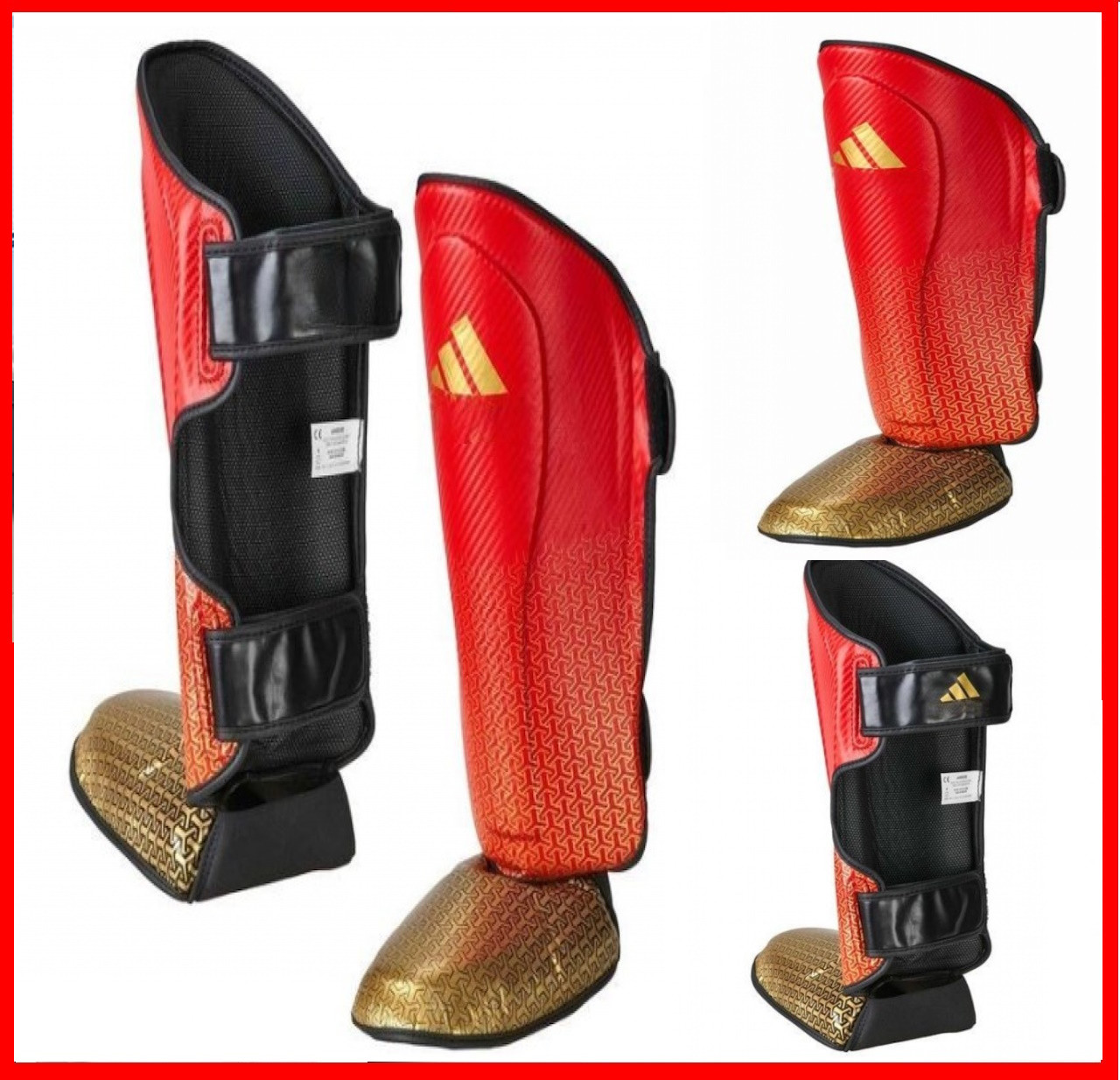 Захист для гомілки та стопи AdIdas кікбоксинг муай тай мма Wako Semi Contact на ноги щитки екіпірування