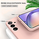 Чохол Silicone case Camera Protective для Samsung A24 (09) білий White, фото 6