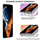 Чохол Silicone case Camera Protective для Samsung A24 (09) білий White, фото 4