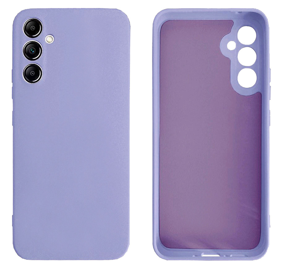 Чохол Silicone case Camera Protective для Samsung S23FE (13) фіолетовий Lilac