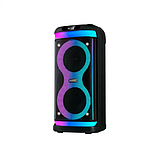 Колонка акумуляторна Temeisheng Partybox 6620 з радіомікрофонами (USB/BT/FM/TWS), фото 3