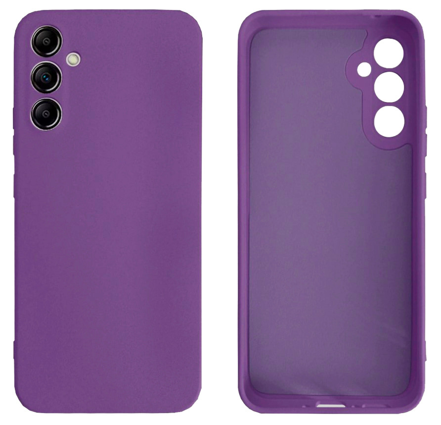 Чохол Silicone case Camera Protective для Samsung S23FE (14) фіолетовий Purple