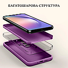 Чохол Silicone case Camera Protective для Samsung A24 (14) фіолетовий Purple, фото 8