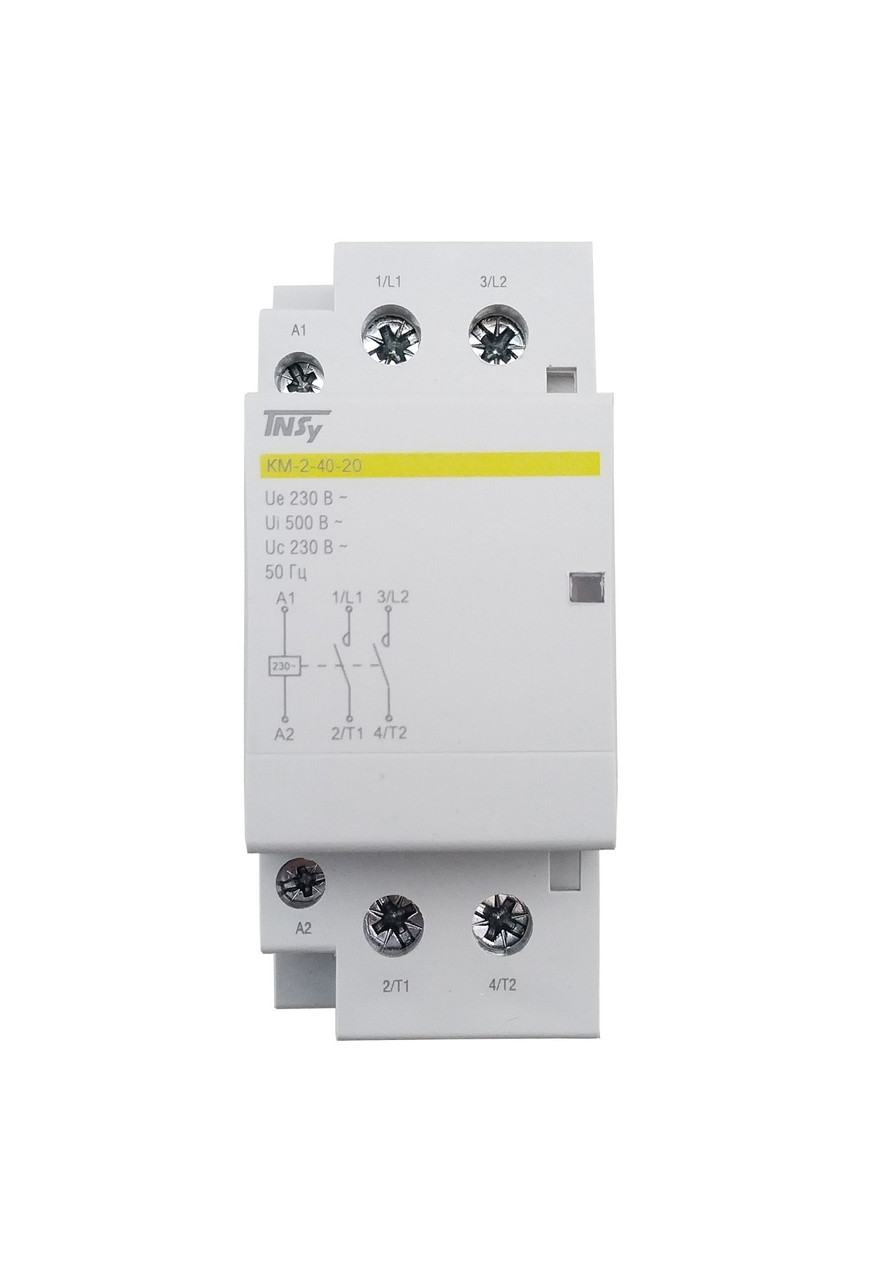 Контактор модульний КМ-2-40-20 40А 230AC 2NO 2р 2мод. Ny95503823