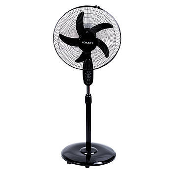 Вентилятор підлоговий Sokany Stand Fan 3 швидкості 5 металевих лопастей підлоговий вентилятор