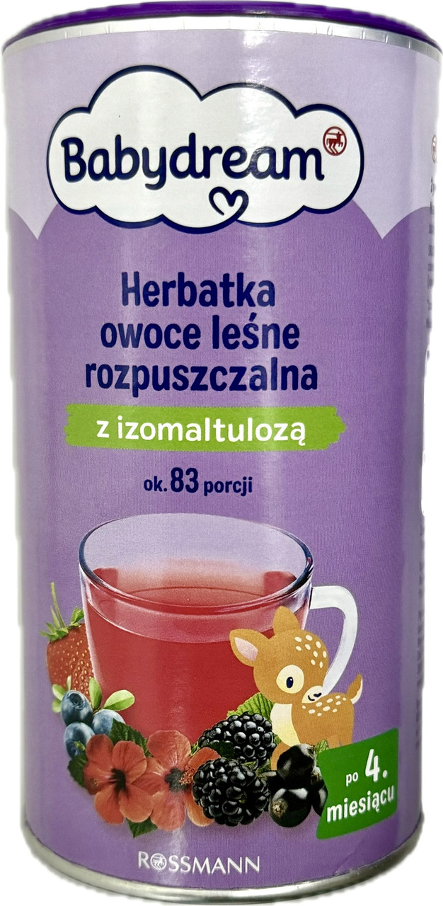 Фруктовий чай Babydream дитячий "Лісові ягоди", 190 г, фото 1