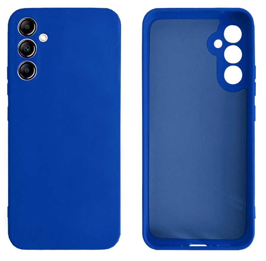 Чохол Silicone case Camera Protective для Samsung A24 (26) яскраво синій Neon blue
