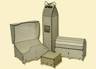 Коробки з дерева подарункові