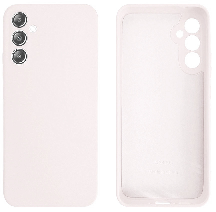 Чохол Silicone case Camera Protective для Samsung A25 (09) білий White