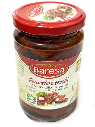 В'ялені томати в олії Baresa 285g. Італія, фото 1
