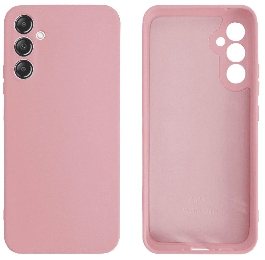Чохол Silicone case Camera Protective для Samsung A25 (18) пудра Pink Sand