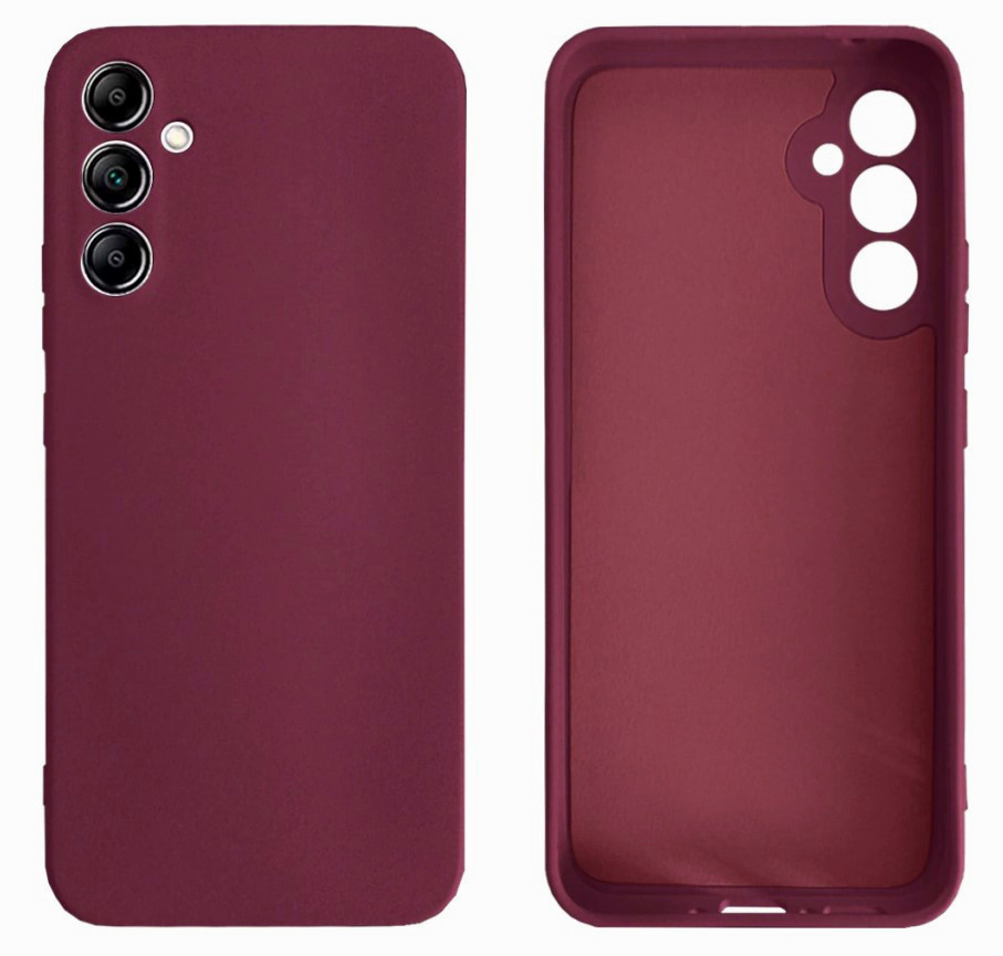 Чохол Silicone case Camera Protective для Samsung A25 (23) марсала Marsala