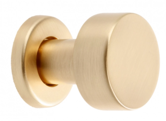 Ручка кнопка GTV RING D26 mm Матове золото, фото 1