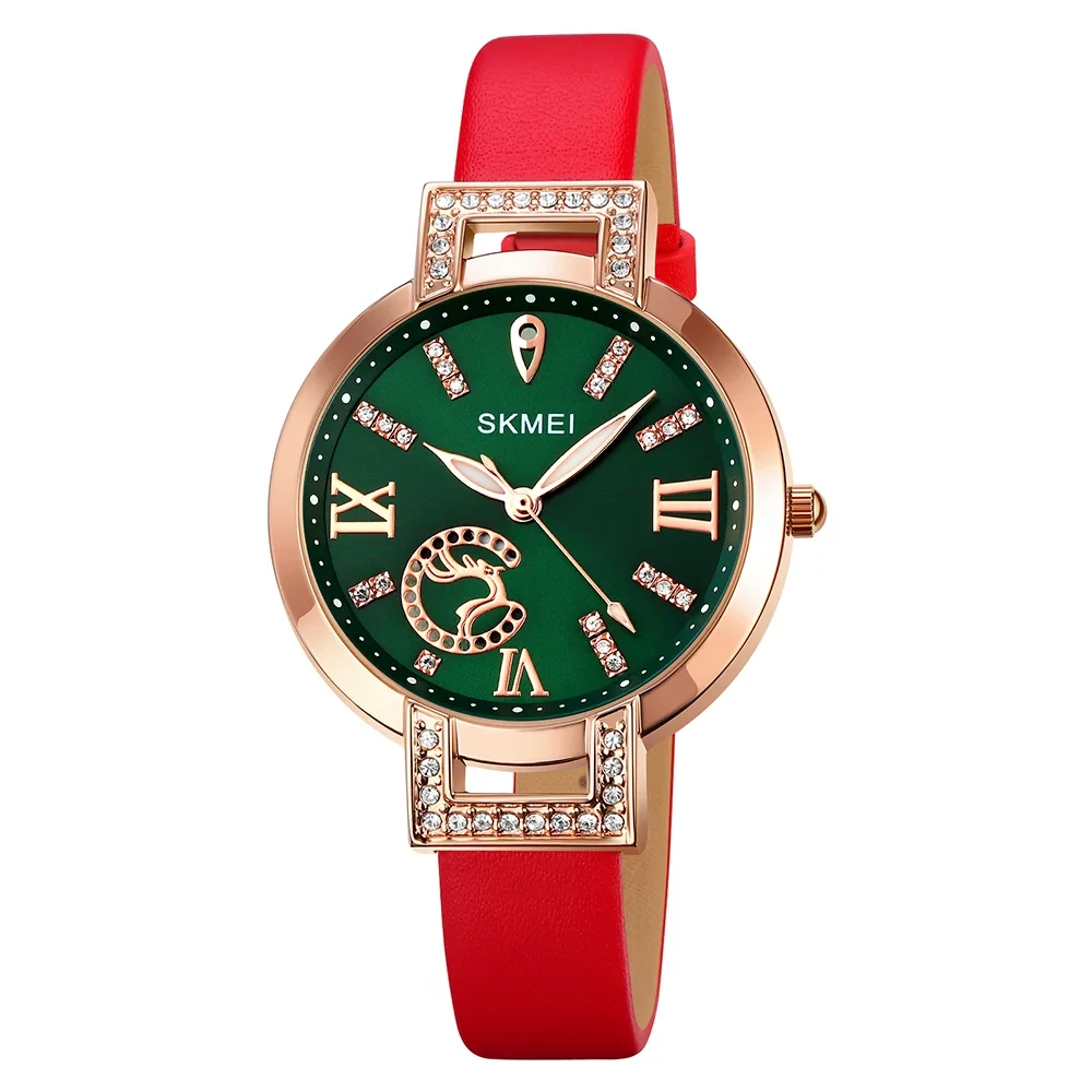 Жіночий кварцовий годинник Skmei 1977RD Red