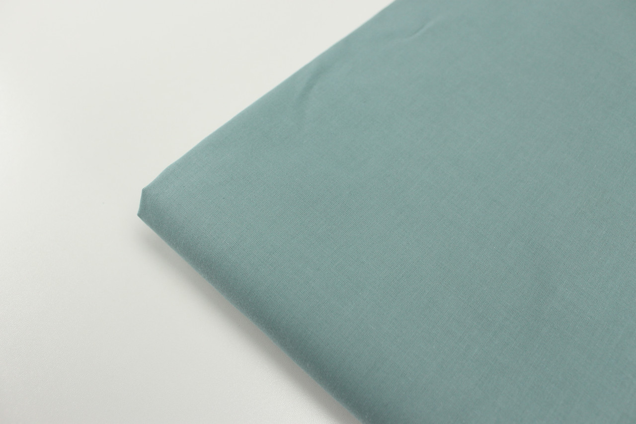 Лоскуток. Однотонна польська бязь брудно-м'ятного кольору 135 г/м2 No1262,38*133 см, фото 1