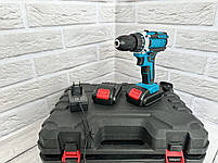 Акумуляторний дриль-шурупокрут із набором інструменту, фото 4