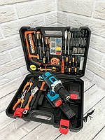 Акумуляторний дриль-шурупокрут із набором інструменту, фото 8