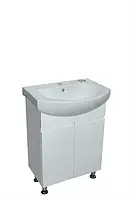 Тумба Ronda з умивальником RUNO 60 (KOLO) біла (2 фасади)