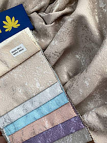 Штора мрамор софт сіро-бежовий