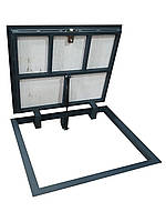 Напольный люк под плитку 600х700 мм Premio Comfort ,люк в погреб, люк в подвал