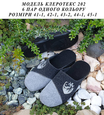 Чоловічі тапочки на поліуретановій підошві, фото 1