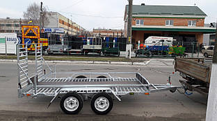 Причіп для транспортування багі 3,2 м х 1,8 м. Цинк! Без гальм.
