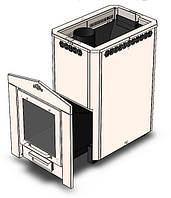 Піч-Каменка ЕКО Б 20 кВт 220 мм повний неірж