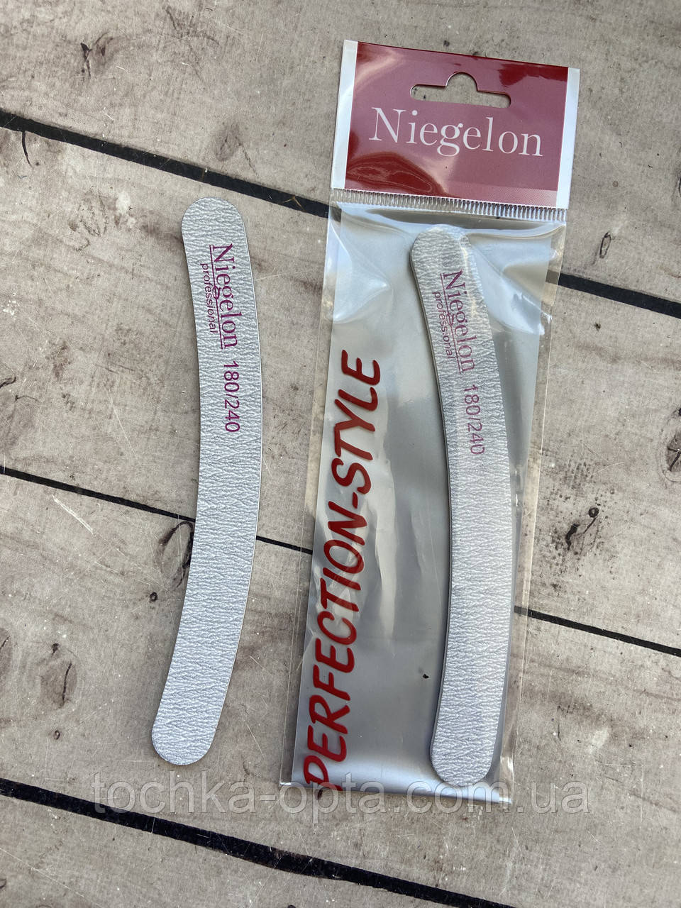 Пилка Niegelon 180/240 банан сіра, фото 1