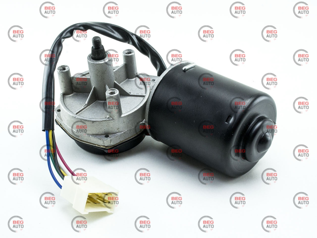 Мотор дворников КАМАЗ,МАЗ,КРАЗ с редуктором (24В) (P.R.C.) (351. ...