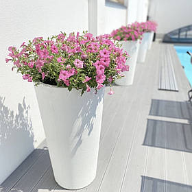 Бетонний вазон серія "Мілан" Д 370-660 ммдля квітів та дерев, для вулиці, саду, дачі та тераси