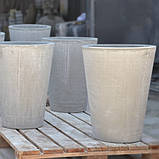 Бетонний вазон серія "Мілан" Д 370-660 ммдля квітів та дерев, для вулиці, саду, дачі та тераси, фото 4