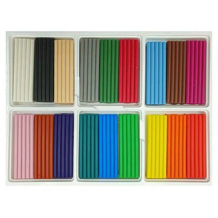 Пластилін ZiBi CLASSIC 18 кольорів, 360 г, фото 2