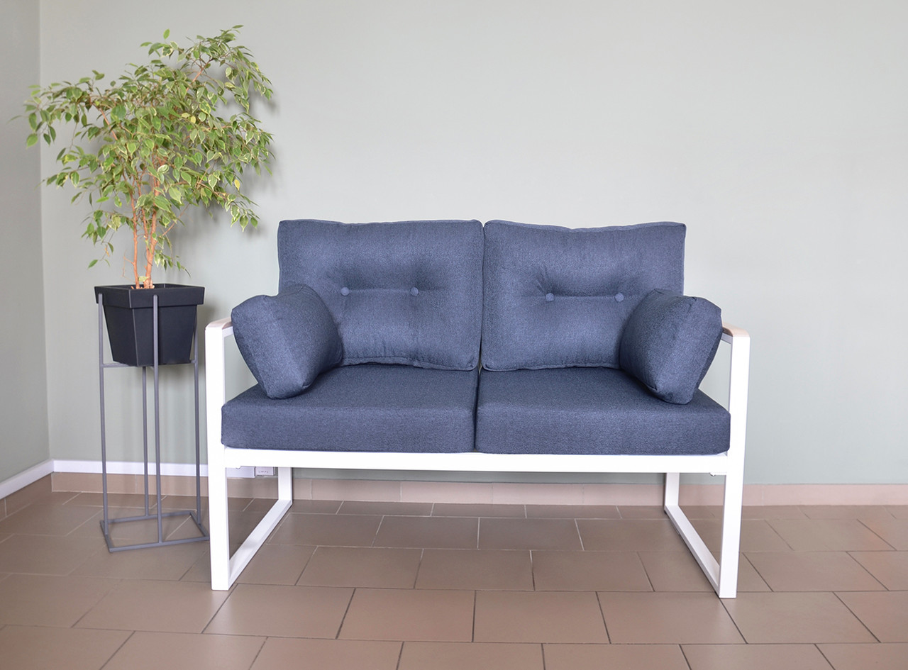 Диван "Джерсі" 2-х місний (синій), фото 1