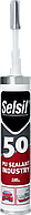 Герметик поліуретановий SELSIL PU 50 (Білий) для дахів/будівництва/Автопромислов. П/В/Ф V280 мл
