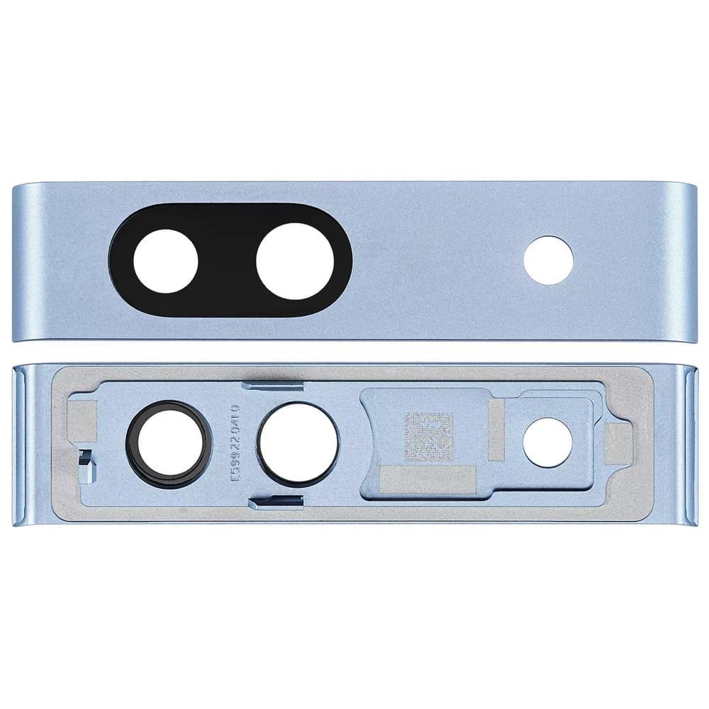 Скло камери для Google Pixel 7a в рамці (Blue) (Original)