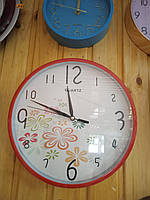 Годинник настінний 8329* (діаметр 26,5 см) пластиковий