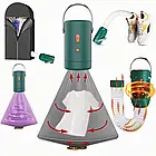 Портативна сушарка для одягу Portable Clothes Dryer Mini Електросушарка для білизни з таймером, фото 7
