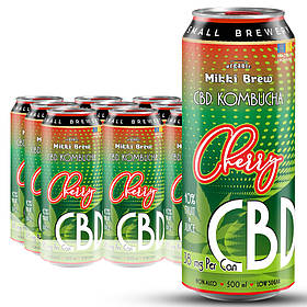 Комбуча Mikki Brew CBD Вишня 500мл