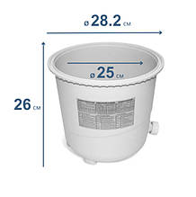 Резервуар для піску (колба) Intex 12711, 12 кг піску