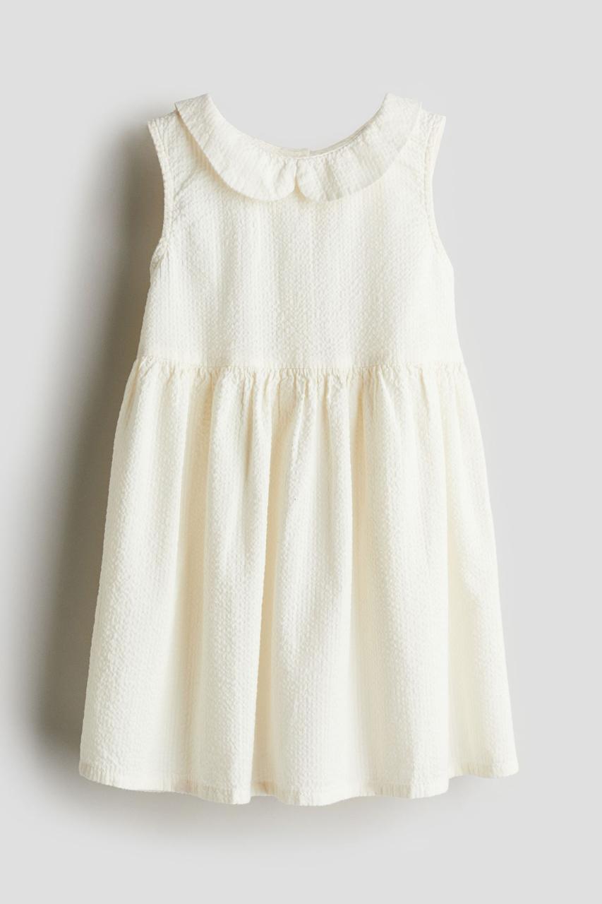 Сукня бавовняна кремова H&M 134, 140см