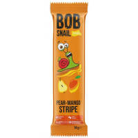 Цукерка Bob Snail Равлик Боб Груша Манго страйп, 14 г (4820206080752) (продається по 10 шт)