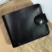 Жіночий стильний чорний гаманець, якісний міні портмоне, модні шкіряні жіночі маленькі гаманці ручної роботи для грошей і карток