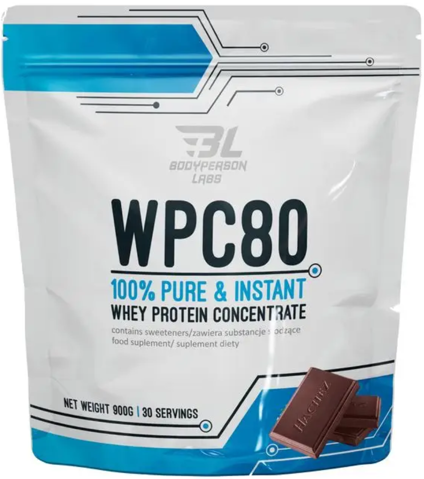 Протеїн Bodyperson Labs WPC80 900г шоколад