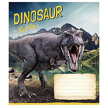 Зошит 12 арк. клітинка "Школярик" / Jurassic world, фото 5