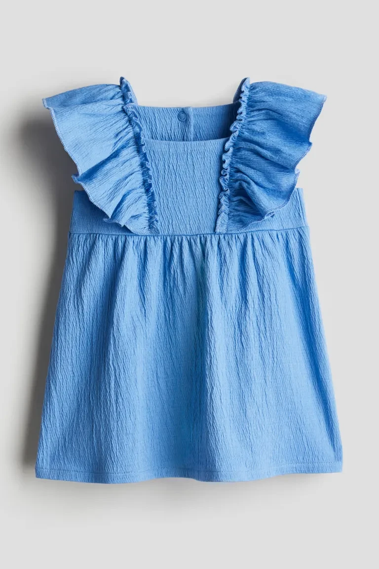 Сукня з джерсі з воланами синя H&M 92, 98, 104см