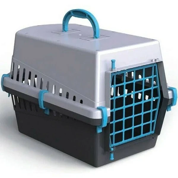 Переноска Georplast Black Edition для тварин, сіро-чорний, 10570, 50×33×32 см, фото 1